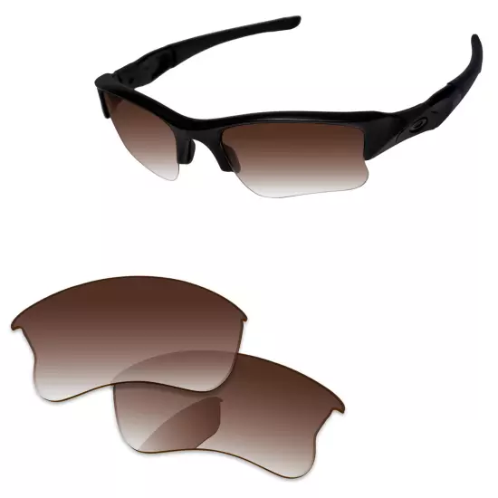 Lensology Polarized Replacement Lenses For-Oakley Flak Jacket XLJ Multi-Options