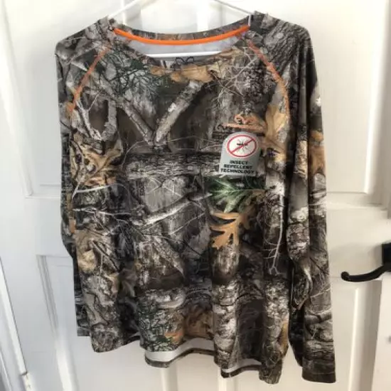 Realtree Camo Long Sleeve Raglan XL