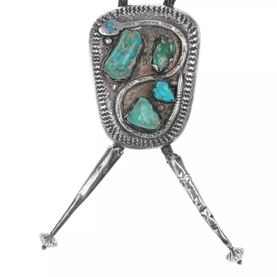 c1960 c-31 Effie Calavaza Zuni Snake bolo tie