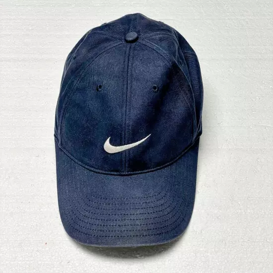 Vintage Nike Cap Hat Men's One Size Blue Just Do It Strapback