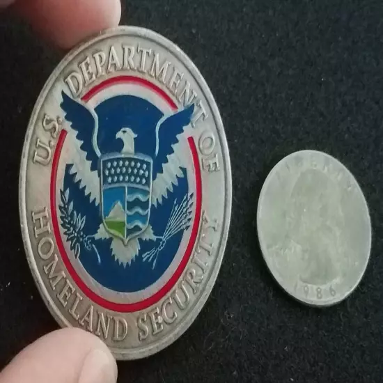 RARE Security Customs and Border Protection OPA US Dept Homeland Challenge Coin