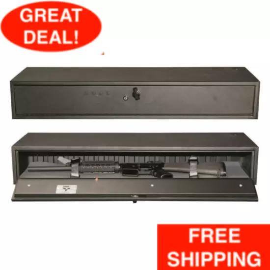 Tactical Firearm Storage Box Fast Access Electronic Button Lock Rifle Shotgun