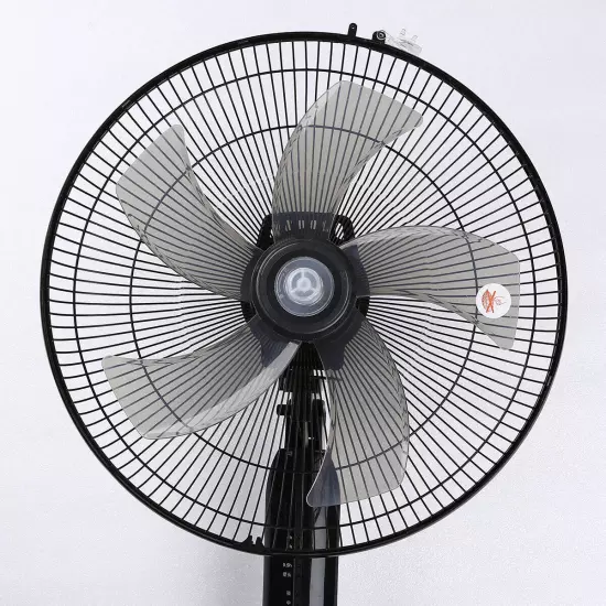 16 Inch Plastic Fan Blade 5 Leaves with Nut Cover for Standing Pedestal Fan 1Pc