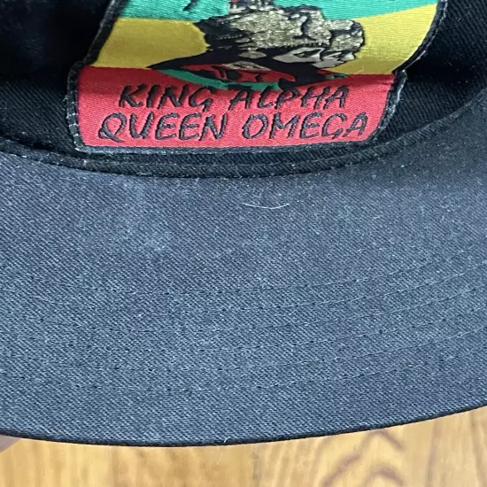 Supreme King Alpha Queen Omega Trucker Hat Cap Black Unisex One Size Made In USA