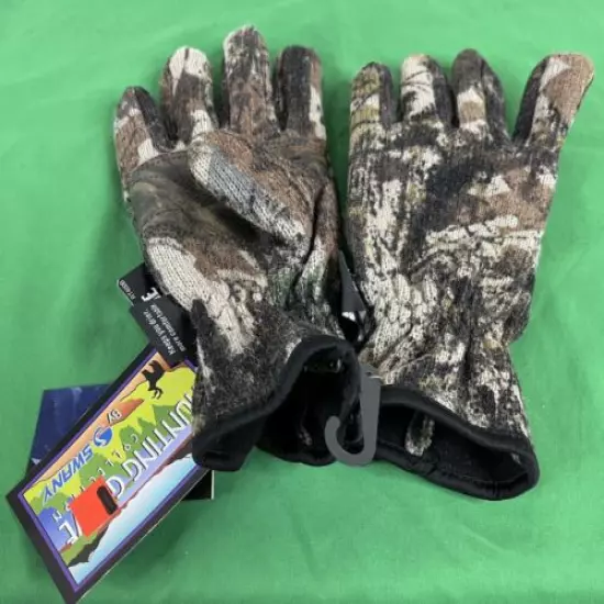 NOS, SWANY Camo Hunting Gloves , Bill Jordan's Advantage Timber RT400B, Medium