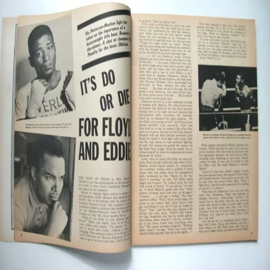 BOXING ILLUSTRATED/WRESTLING NEWS 8/64 WILLIE PEP! DANNY HODGE! LITTLE CLOUD!