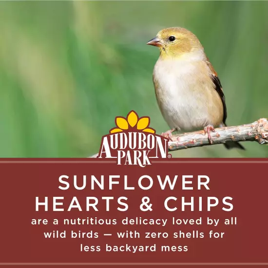 12224 Sunflower Hearts & Chips Wild Bird Food, 5-Pounds, 5 Pound (Pack of 1)