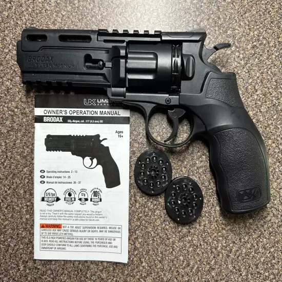 Umarex Brodax .177 Cal BB CO2 Air Gun Pistol Revolver