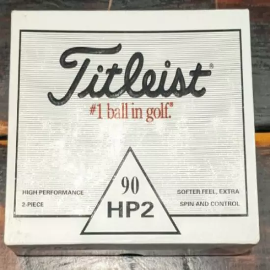 Titleist # 1 Ball in Golf 90 HP2 (4) sleeves of 3 in each 