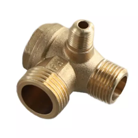 400mm Intake Tube With 3 Port Brass Check Valve 20x16x10mm,For Air Compressor