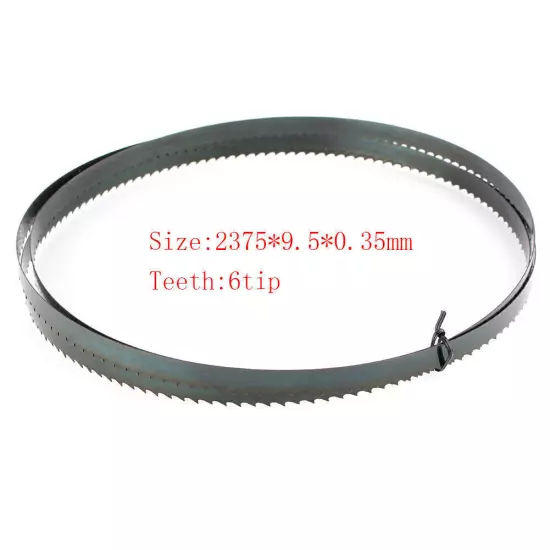 Wood Cutting Band Saw Bandsaw Blade 2375mm x 9.5mm x 6TPI Carbon Steel