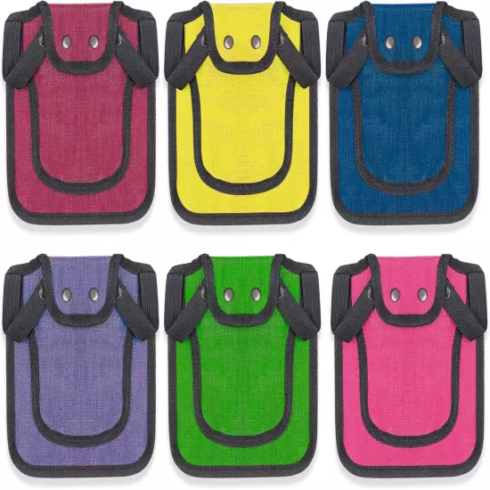 Set of 6 Chicken Saddle, Hen Saddles with Elastic Adjustable Strap, Outdoor Chic