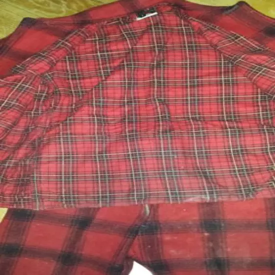 Vintage JC HIGGINS BUFFALO PLAID WOOL HUNTING JACKET AND PANTS 1950 