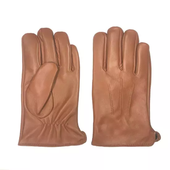 Womens Genuine Nappa Sheepskin Leather Lined Gloves 