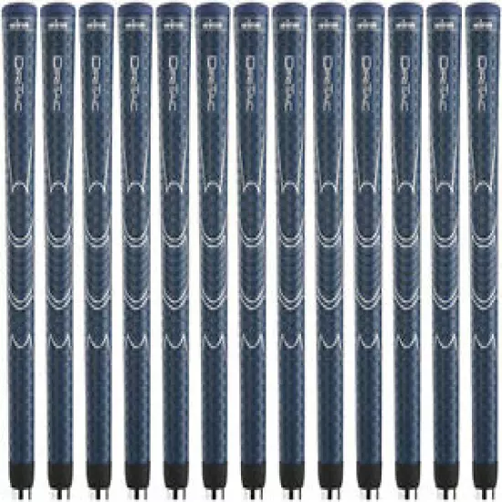 Winn DRI-TAC Navy Blue Midsize Size Golf Grip (+1/16) - Set of 13 - New