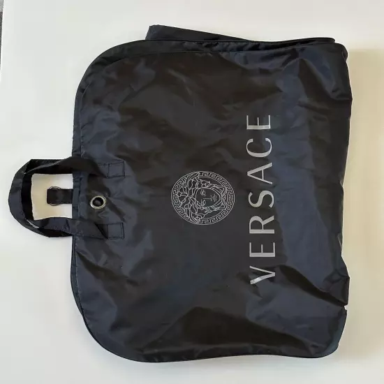 Brand New Versace Jacket/Vest/Pants Foldable Garment Bag Black 39”L x 23.5”W