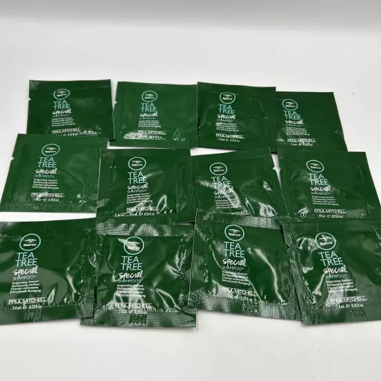 12 Paul Mitchell Tea Tree Shampoo Lavender Mint .25 oz each Travel Sample Size