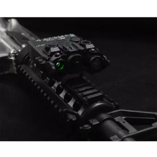 WADSN DBAL-A2 Green IR Aiming Laser with white Hunting Strobe Light Black