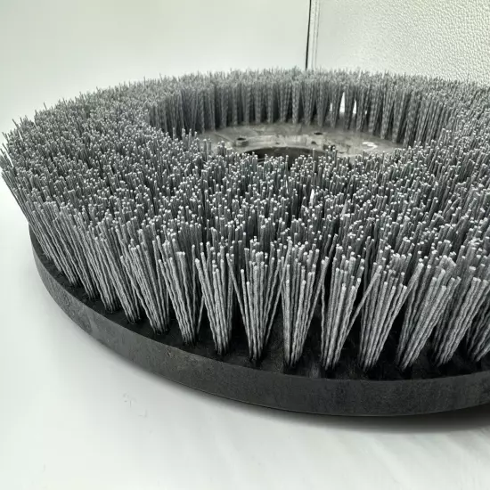 18” Brush For rotary Floor Scrubber Brand Abrasive Wire - Durable