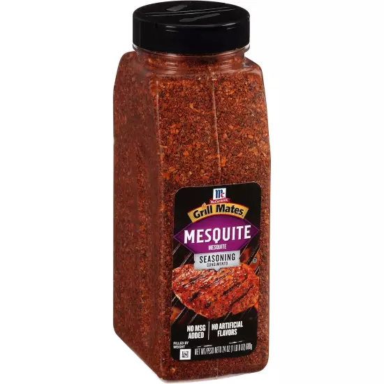 Mesquite Seasoning, 24 Oz - One 24 Ounce Container of Mesquite BBQ Spice, Versat