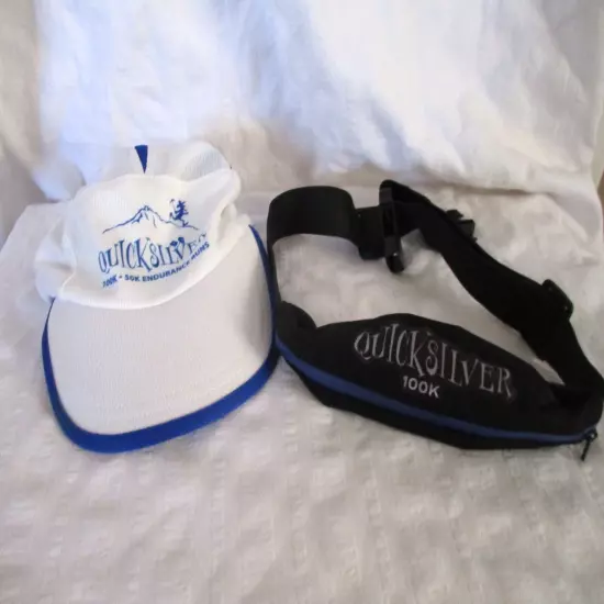 Quicksilver 100K 50K Endurance Run Headsweats Hat & Waist Bag