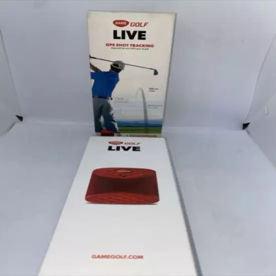 Game Golf Live GPS Shot Digital Tracking System Blue Tooth Enabled Preowned