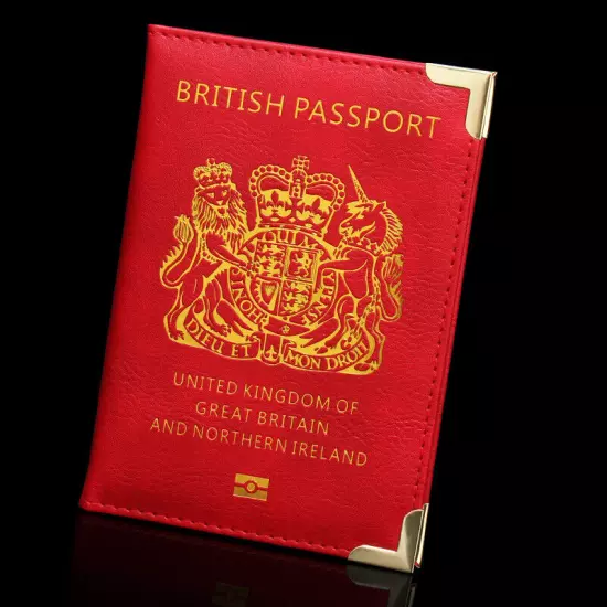 Passport Case British Passport Bag Protective Clip Passport Holder Cover Thin