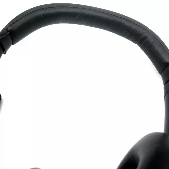 Logitech Logi Headphone Headset Wired Black USB Padded Ears Volume Control A8 