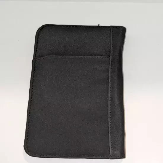 American Tourister Zip Travel Wallet Passport Holder Card Keeper Black 8.5"