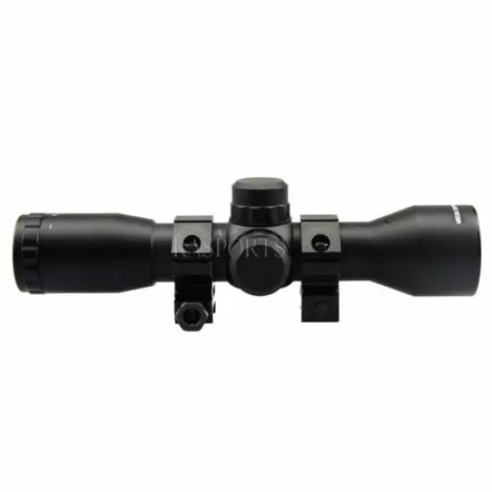 Tactical 4X32 .223 .308 Scope /w Rings