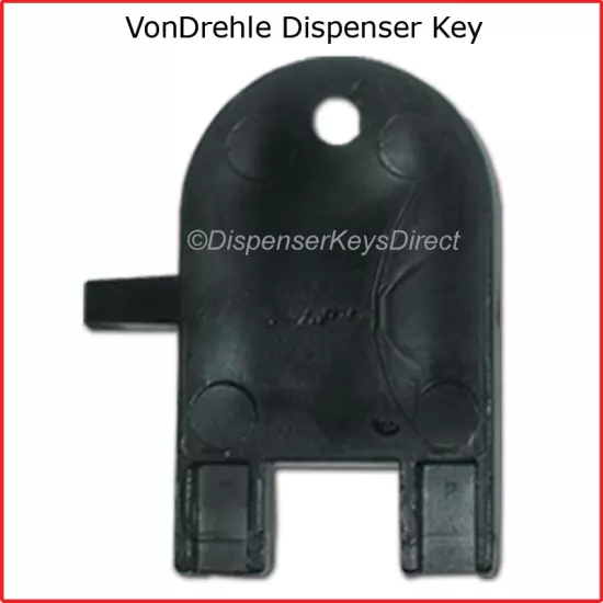 VonDrehle Dispenser Key for Paper Towel & Toilet Tissue Dispensers - (4/pk.)