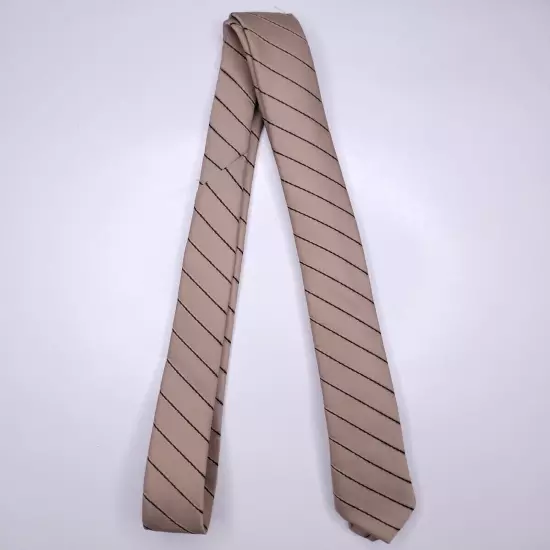 Fashion Mens Formal Necktie 56"Lx1.5"W Tan Neck Tie 