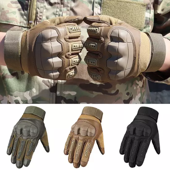 US Army Military Men's Tactical gloves Touch screen windproof full finger gloves