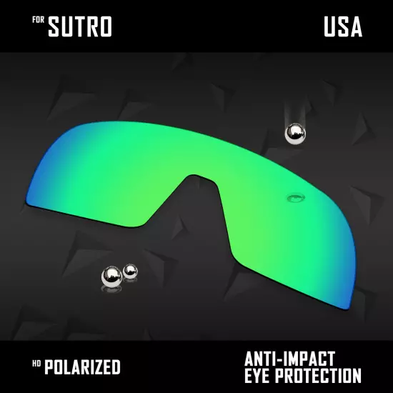 Anti Scratch Polarized Replacement Lenses for-Oakley Sutro OO9406