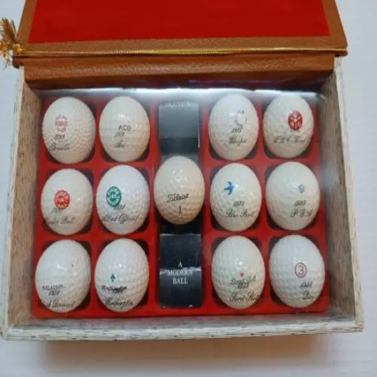 Anthology of the Golf Ball - Replica Antiques / Limited Edition Set Victor Golf