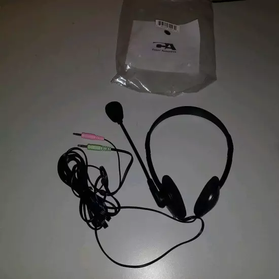 Cyber ACOUSTICS AC-200 Stereo Headset