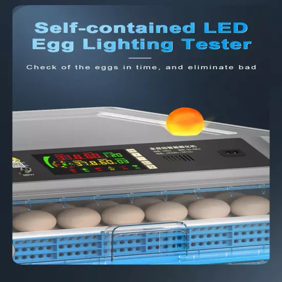 256 Chicken Eggs Incubator reptiles incubators automatic egg incubator hatching