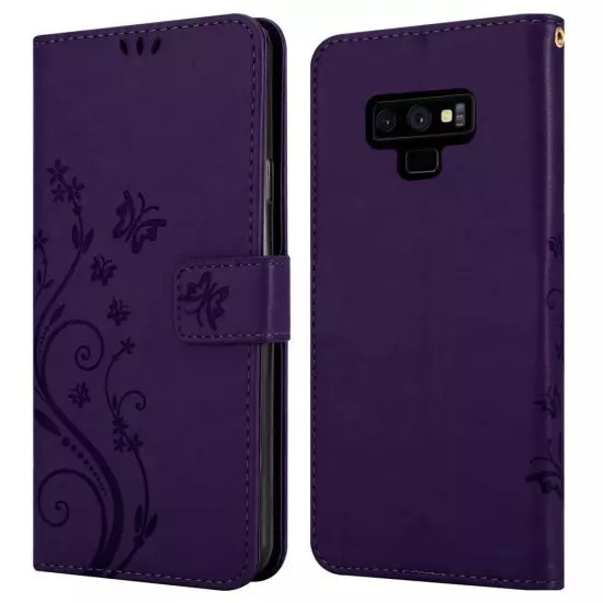 Case for Samsung Galaxy NOTE 9 Phone Cover Protection Flower Book Wallet