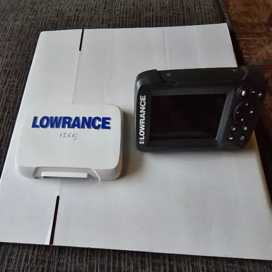 lowrance hook 4x No Cords or Base. Screen Unit Only