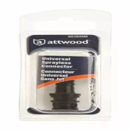 Attwood (8838HM6) Universal Sprayless Hose Connector