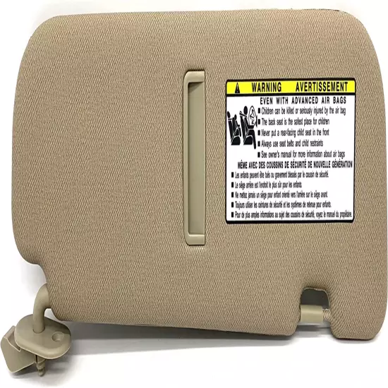 Beige Left Driver Side Sun Visor High Quality Replacement Part For Your Vehicle