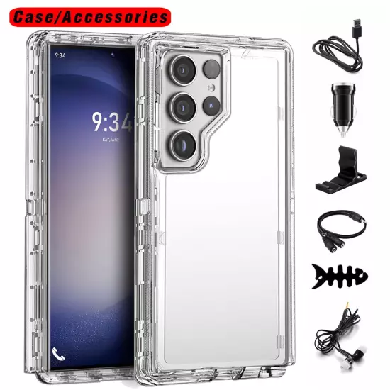 For Samsung Galaxy S23/S23+/S23 Ultra 5G Case Clear Phone Cover / Accessories