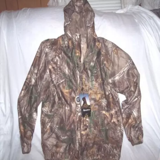 Boys 2X Rain Coat Non Insulated Rain Jacket Realtree Camo Jacket Water Proof 