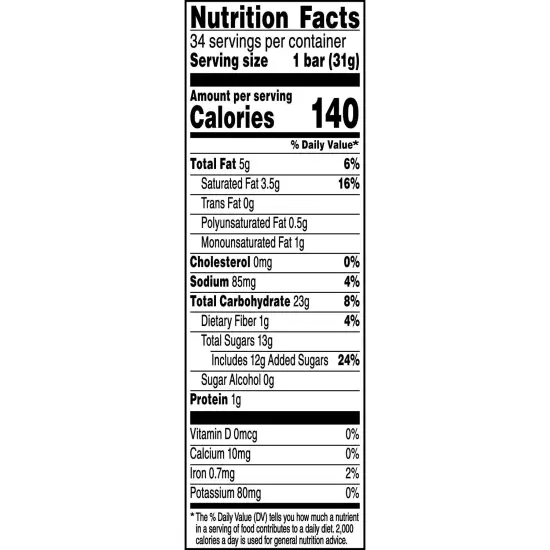 Quaker Chewy Dipps Granola Bars, Chocolate Chip, 1.09 oz Each 34 ct.