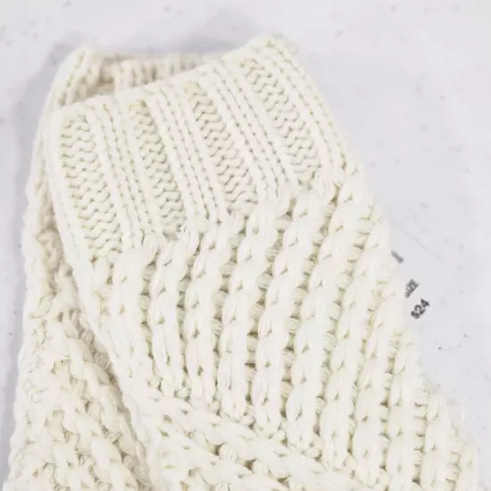 Liz Claiborne Warmth Women's Knit Gloves Cream White One Size MSRP $24 New