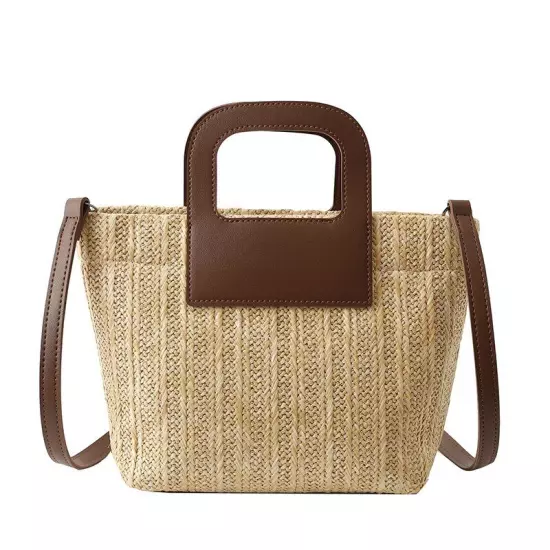 Straw Bags Women Summer Crossbody Bags Lady Travel Handbags Shoulder Bags