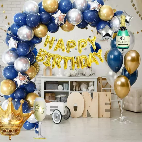 Balloons Garland Birthday Decor Baby Party Happy Birthday Ballloons Arch Kit