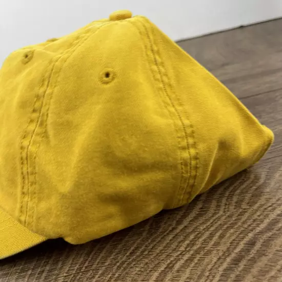 Firedog Hat Firedog Yellow Hat Adjustable Adult Size Hat Yellow Cap