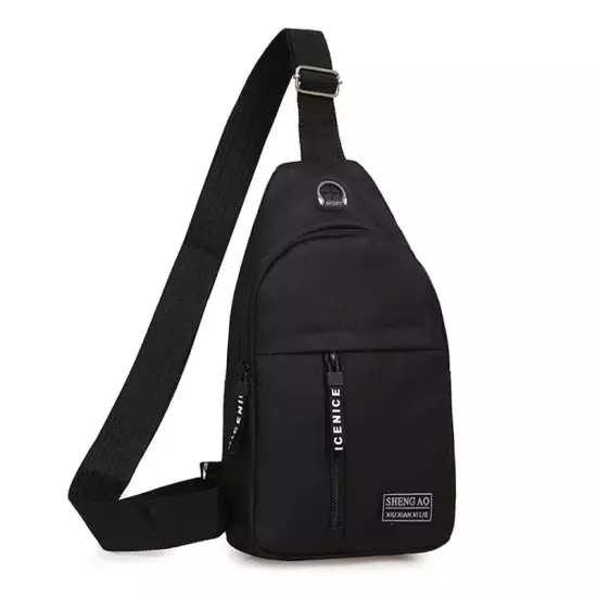 Chest Bag Men'S One Shoulder Crossbody Bag Mini Simple Sling Bags Outdoor Sport 