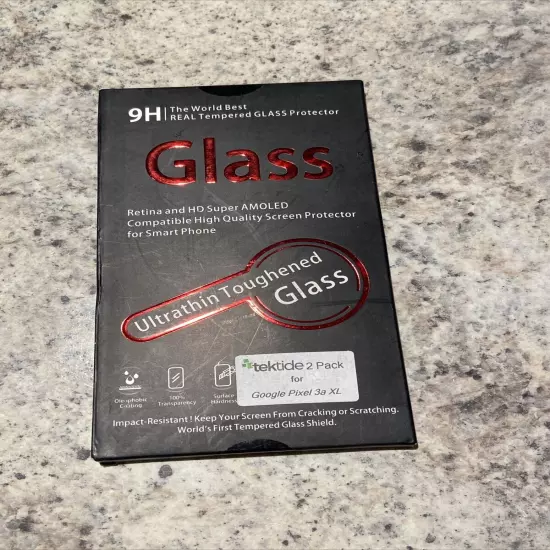 Google Pixel 3a XL Ultra Thin Toughened Glass Screen Protector 2 Pack